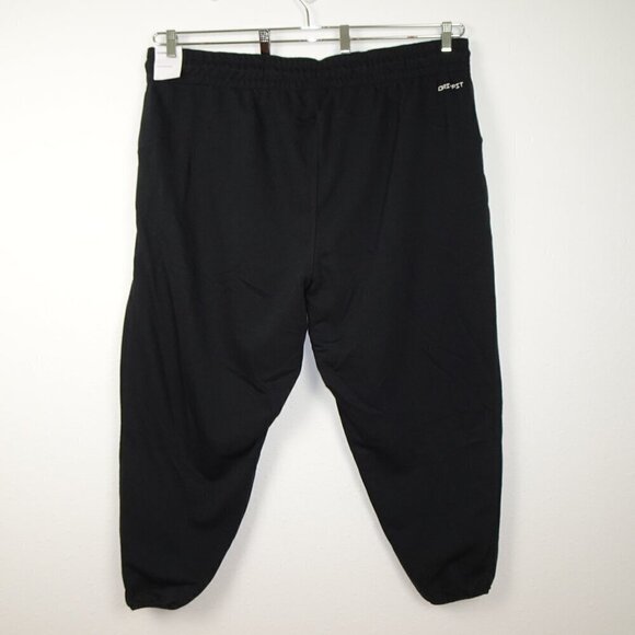 Nike Dri-Fit Basketball Pants Women's Plus Size 3X Black Drawstring Swoosh Fly - Picture 6 of 11